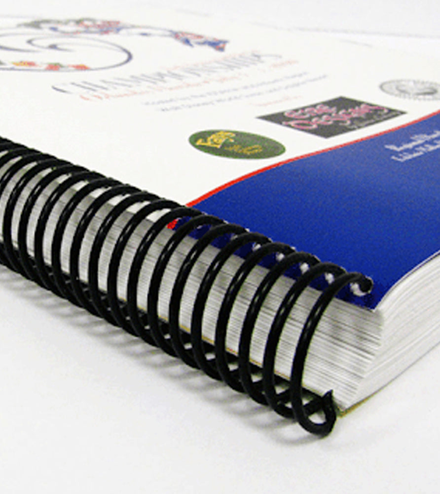 Coil Bound Booklets (Best for larger page counts)