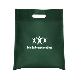 11"x14" SMALL NON WOVEN CUT-OUT HANDLE TOTE